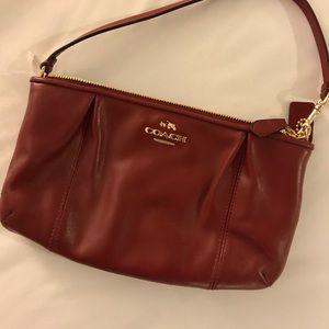 Red Coach wristlet